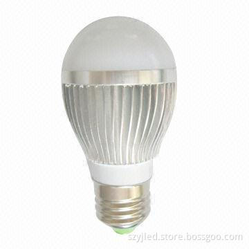 3W LED Bulb with CE/RoHS Certifications, High Energy Saving, Suitable for Indoor Lighting